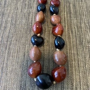 Pebble Necklace with neutral stones. Very pretty